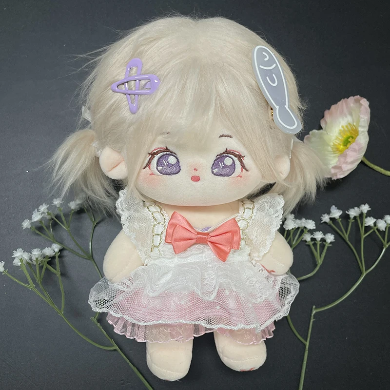 IDol Doll Plush 20cm Kawaii Cotton Star Anime Baby Dolls Customization With Clothes Fans Collection Kids Puppet Gifts thumbnail 4