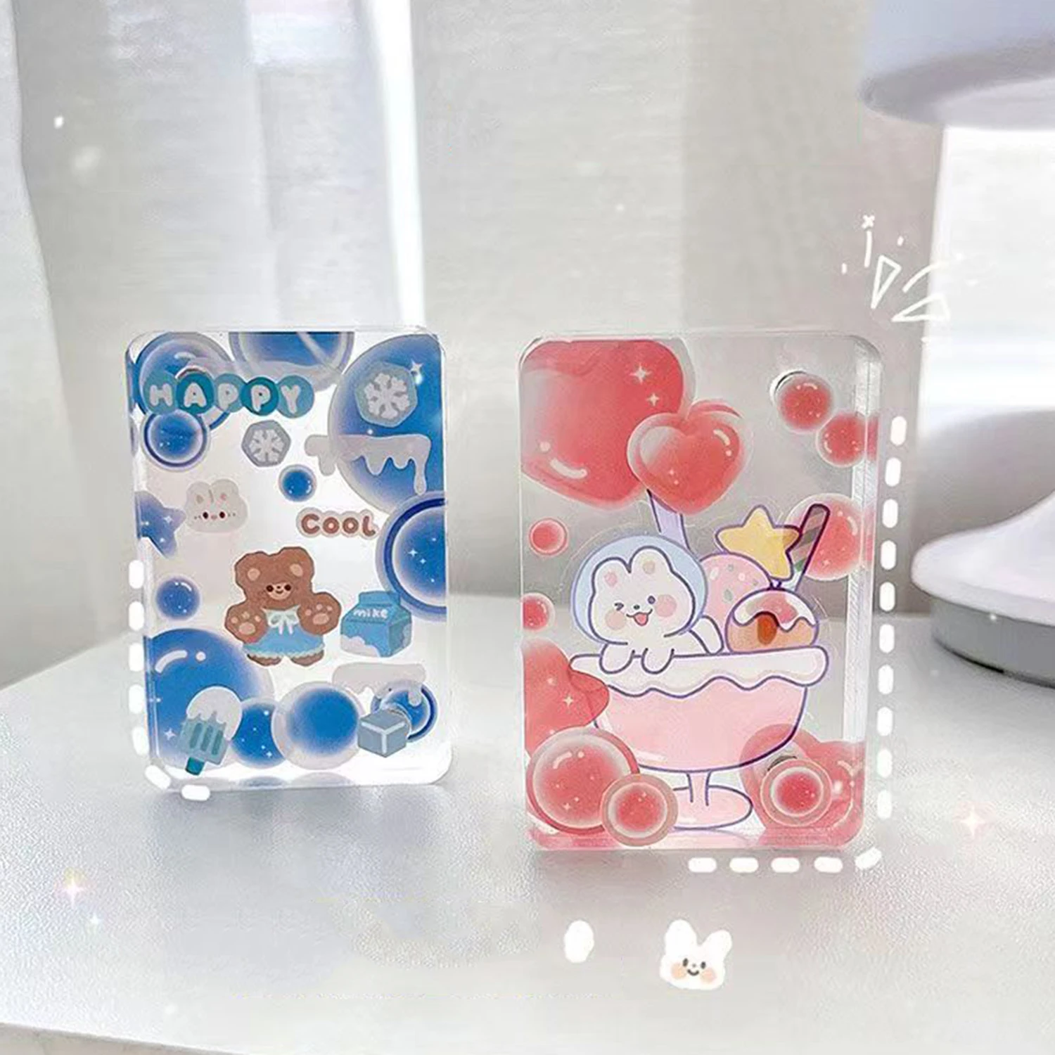 Acrylic Photo Frame Double-sided Transparent Display Frame Magnetic Crystal Glass Photo Decoration Frame Magnetic Photo Frame thumbnail 4