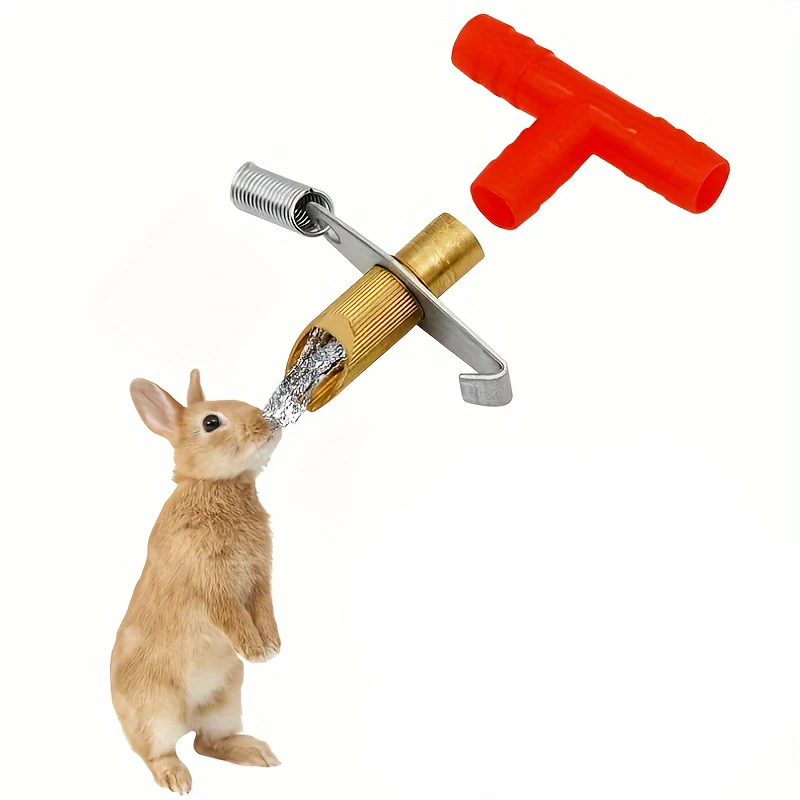 10Pcs Rabbits Drinker Nipple Automatic Feeding Water Nipples Pet Feeder Waterer For Rabbit Bunny Farm Rodents Animals thumbnail 4