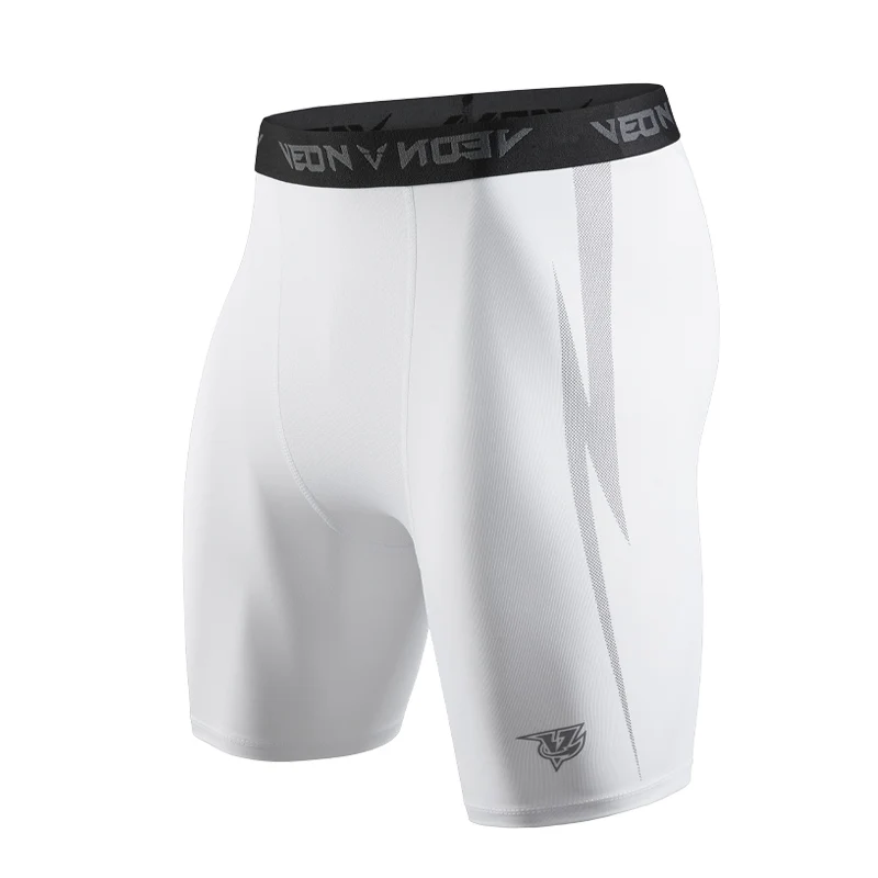 Black Compression Shorts Men Spandex Sport Shorts Athletic Workout Running Performance Baselayer Underwear thumbnail 2