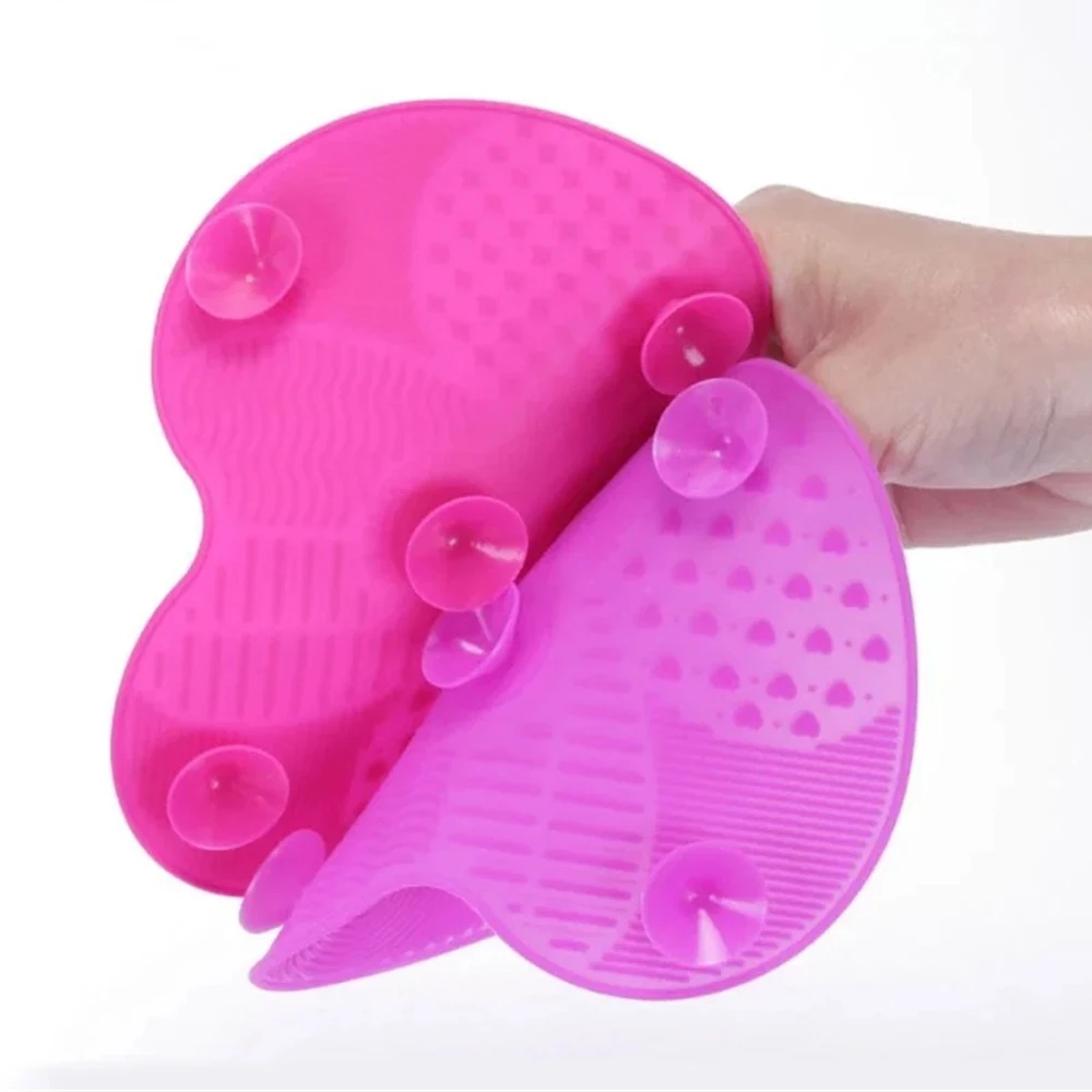 Silicone Brush Cleaner Cosmetic Make Up Washing Brush Gel Cleaning Mat Foundation Makeup Brush Cleaner Pad Scrubbe Board thumbnail 5
