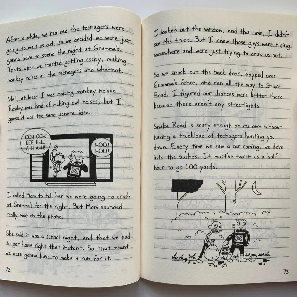 Half Set 8 Books Diary of Wimpy Kid English Book Diary of Wimpy Kid Boxed Children's Fiction Books libros thumbnail 5