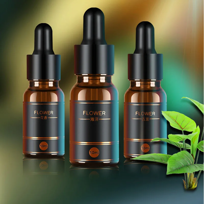 3 Bottles 10ml Essential Oil Car Perfume Air Freshener Refill Smell Fragrance Aroma Diffuser Plant Essential Oil for Humidifie thumbnail 2