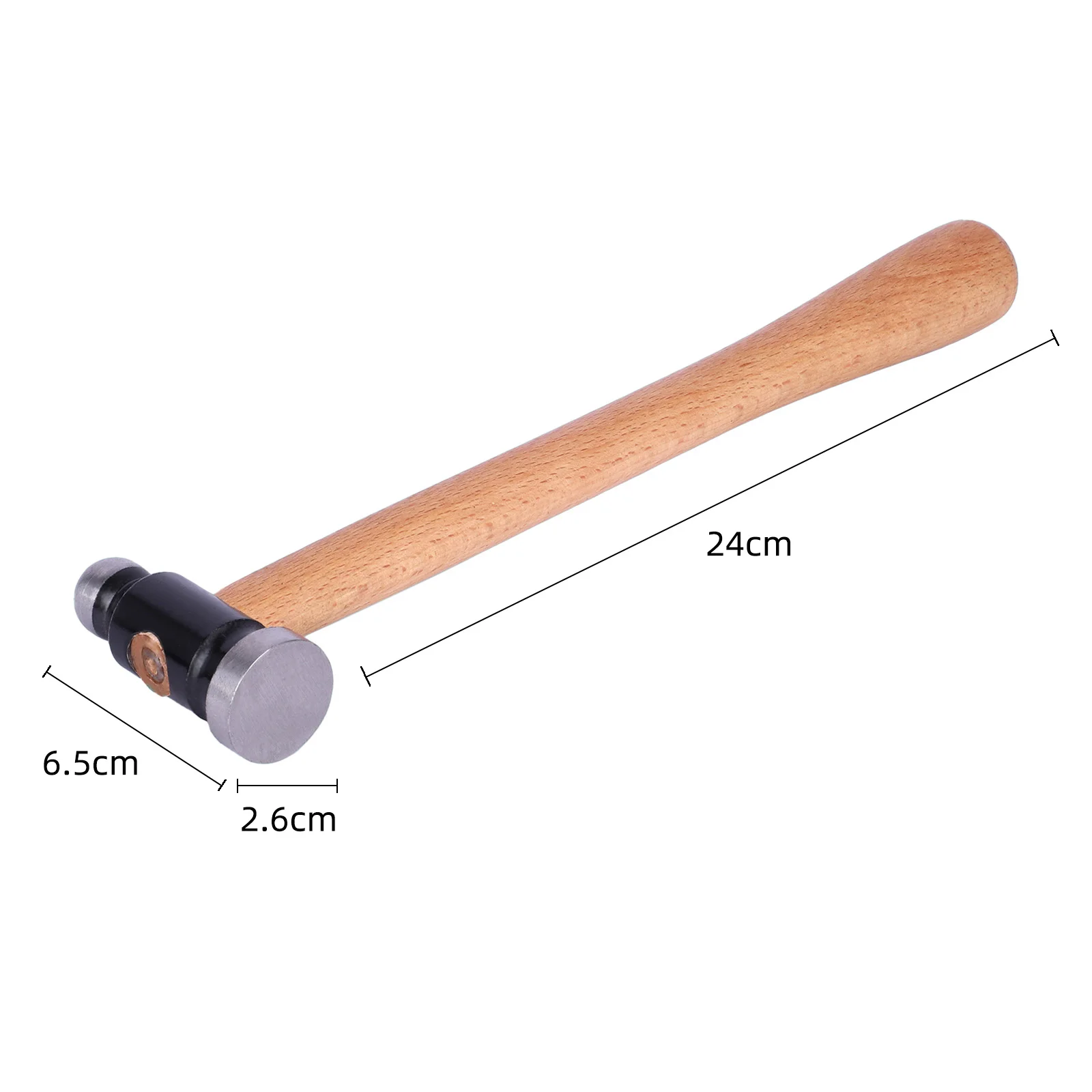 Jewelry Making Chasing Hammer, Small Hammers, DIY Craft Tool, Wood Handle thumbnail 2