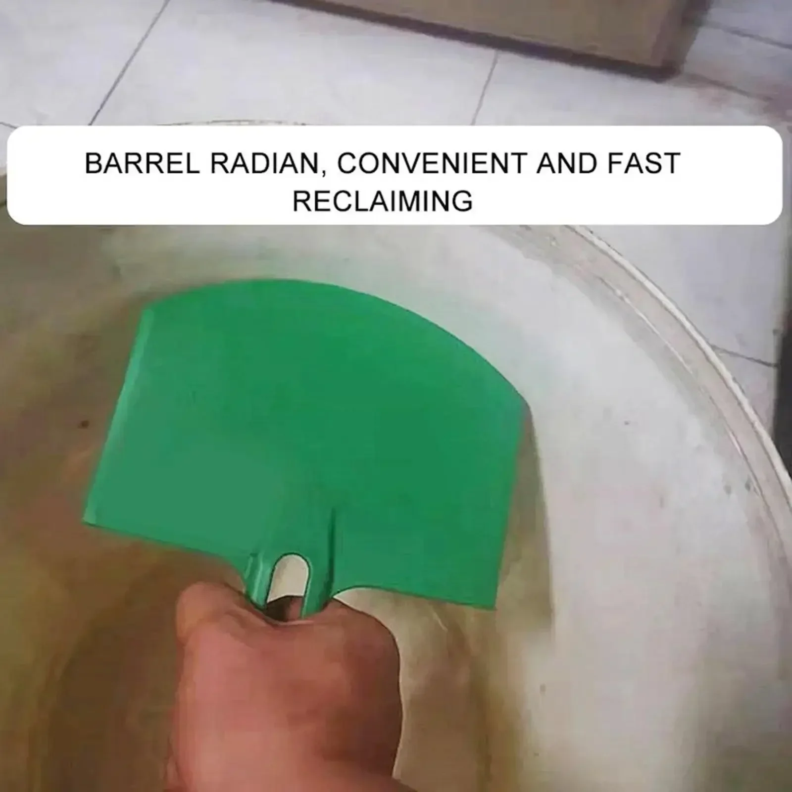 1Pc Curved Bucket Scoop Putty Knife Scraper Spackle Paint for Drywall Finishing Plaster Scraping Decals Patch Construction Tools thumbnail 5
