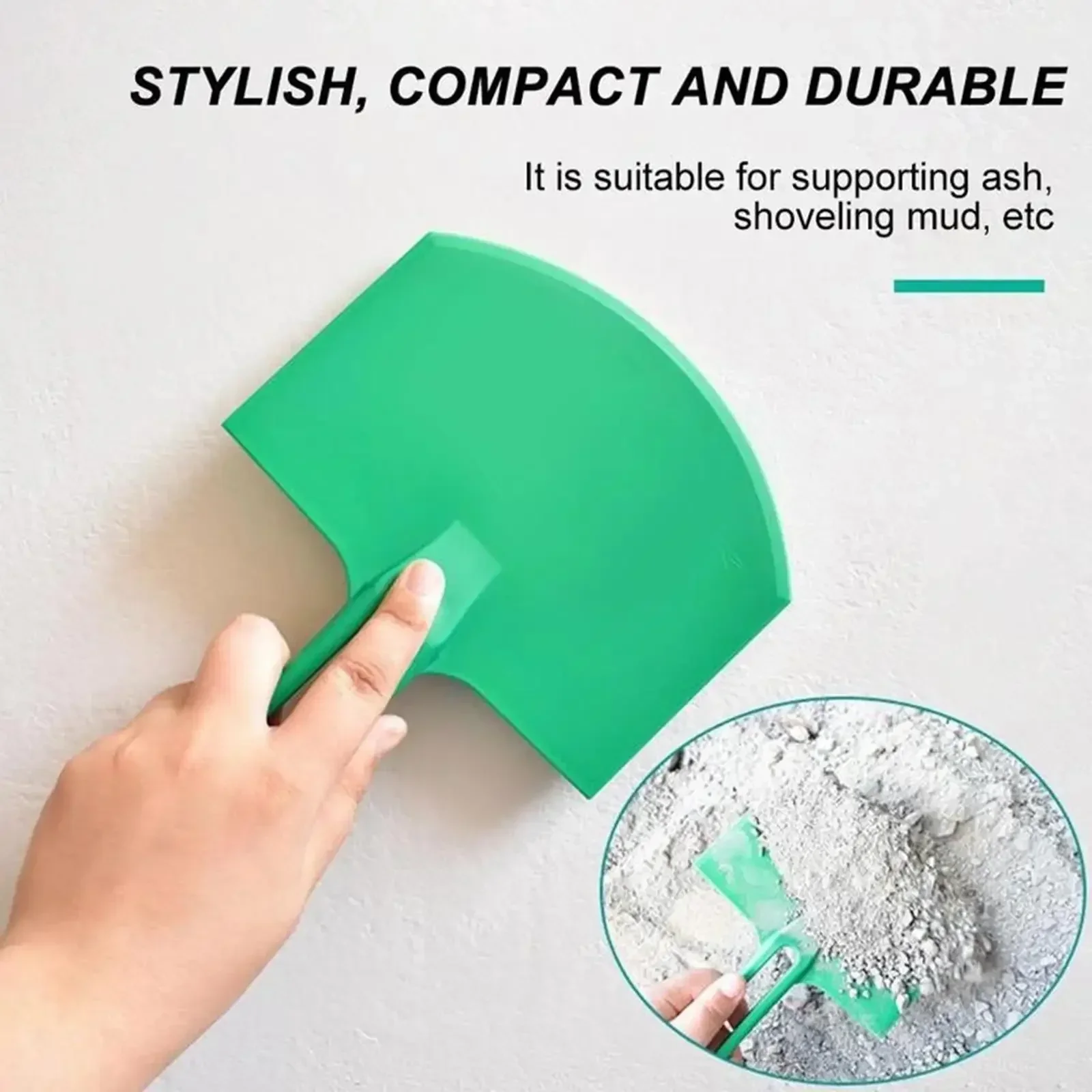 1Pc Curved Bucket Scoop Putty Knife Scraper Spackle Paint for Drywall Finishing Plaster Scraping Decals Patch Construction Tools thumbnail 3