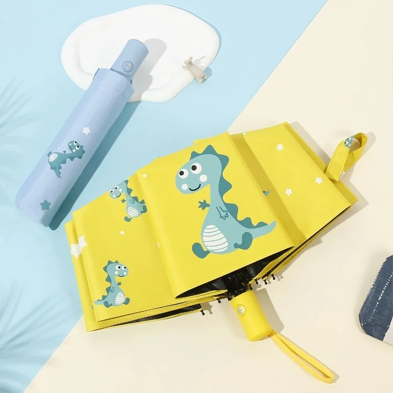 Cute Dinosaur Umbrella Automatic Umbrella Portable Folding Umbrella sunshade umbrella Business Umbrella For Boys And Girls thumbnail 2
