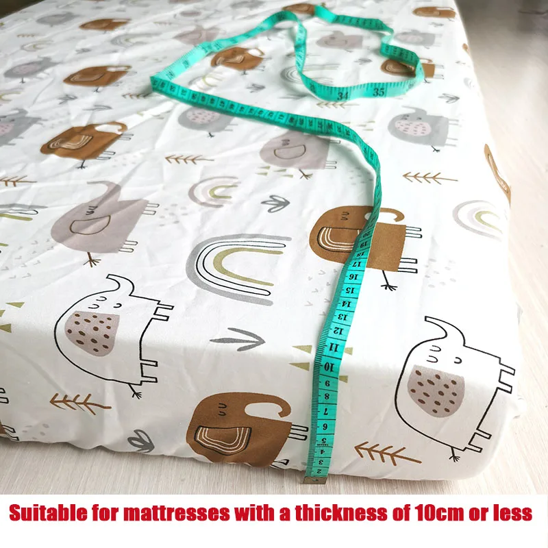 Cotton Crib Fitted Sheets70 * 130cm baby bed sheet baby bedding thumbnail 6