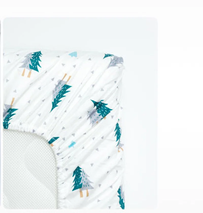 Cotton Crib Fitted Sheets70 * 130cm baby bed sheet baby bedding thumbnail 5