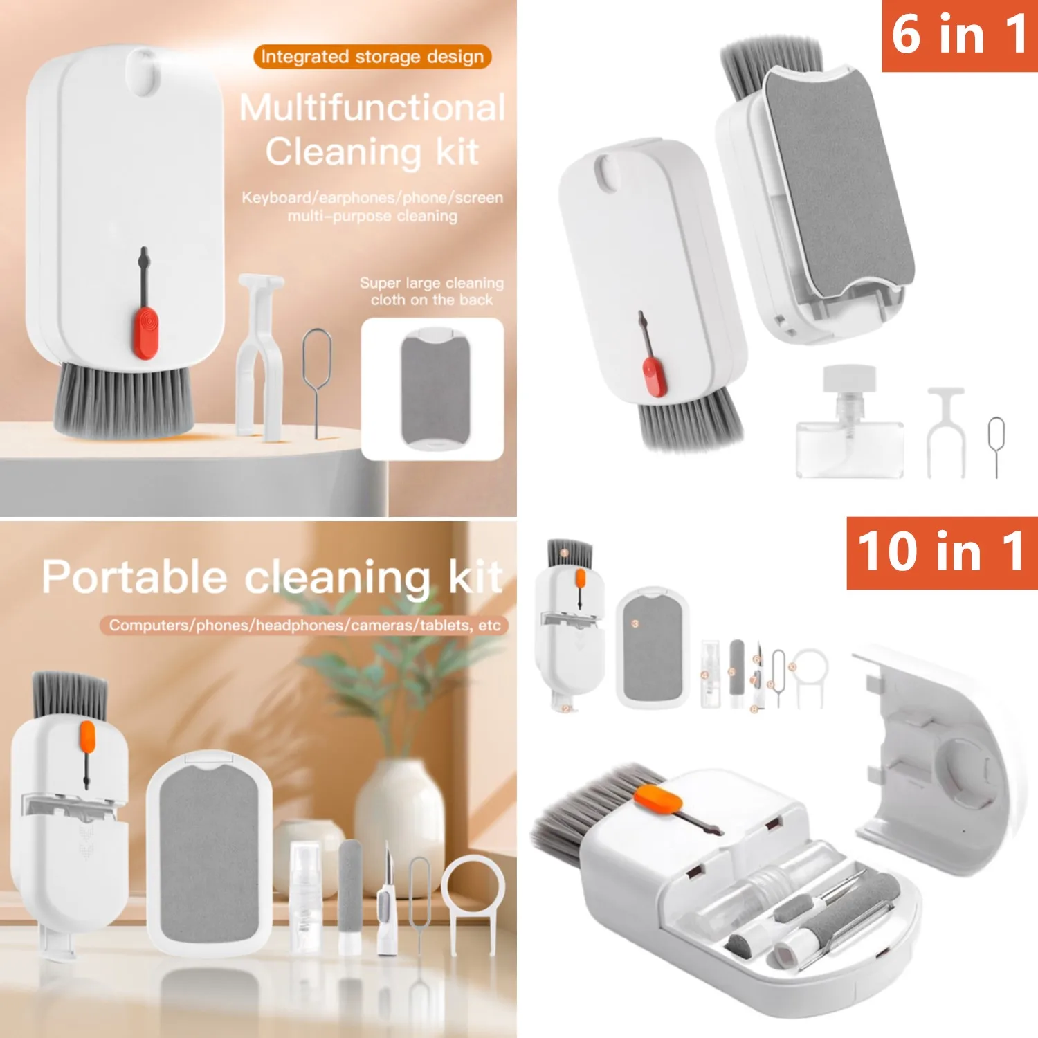 20in1 Digital cleaning kit for iPhone tablet, AirPod screen cleaner, headphone cleaning stick, computer keyboard cleaning brush thumbnail 5