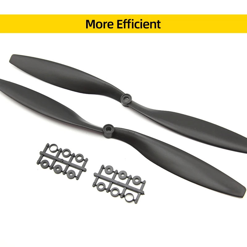 2/5Pairs Gemfan Carbon Nylon Propeller CW/CCW Props 8038 8045 9047 1038 1045 1147 1238 1447 For RC FPV Airplane Multirotor Drone thumbnail 3