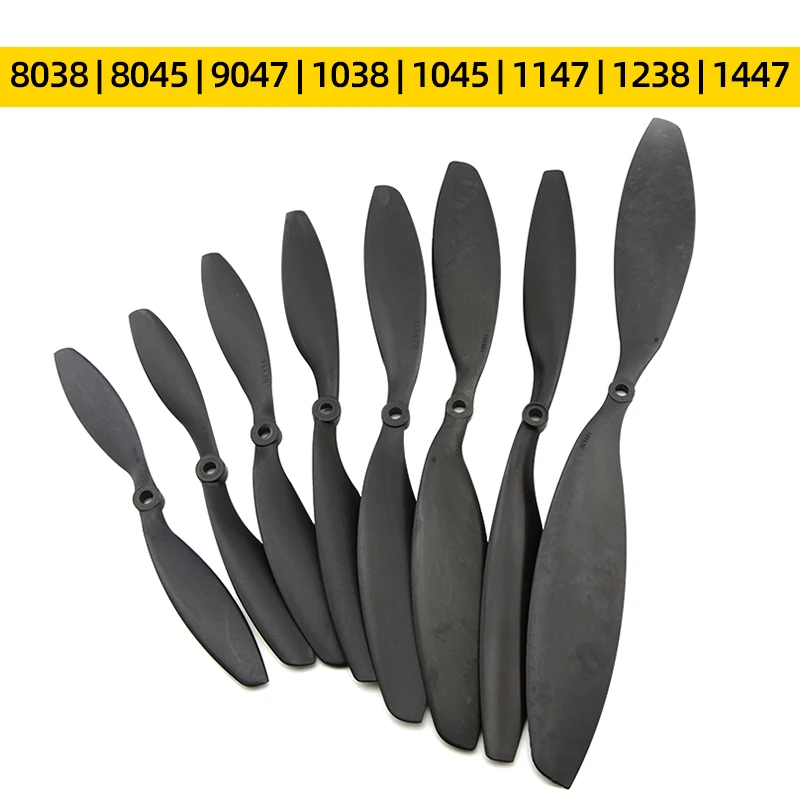 2/5Pairs Gemfan Carbon Nylon Propeller CW/CCW Props 8038 8045 9047 1038 1045 1147 1238 1447 For RC FPV Airplane Multirotor Drone thumbnail 6