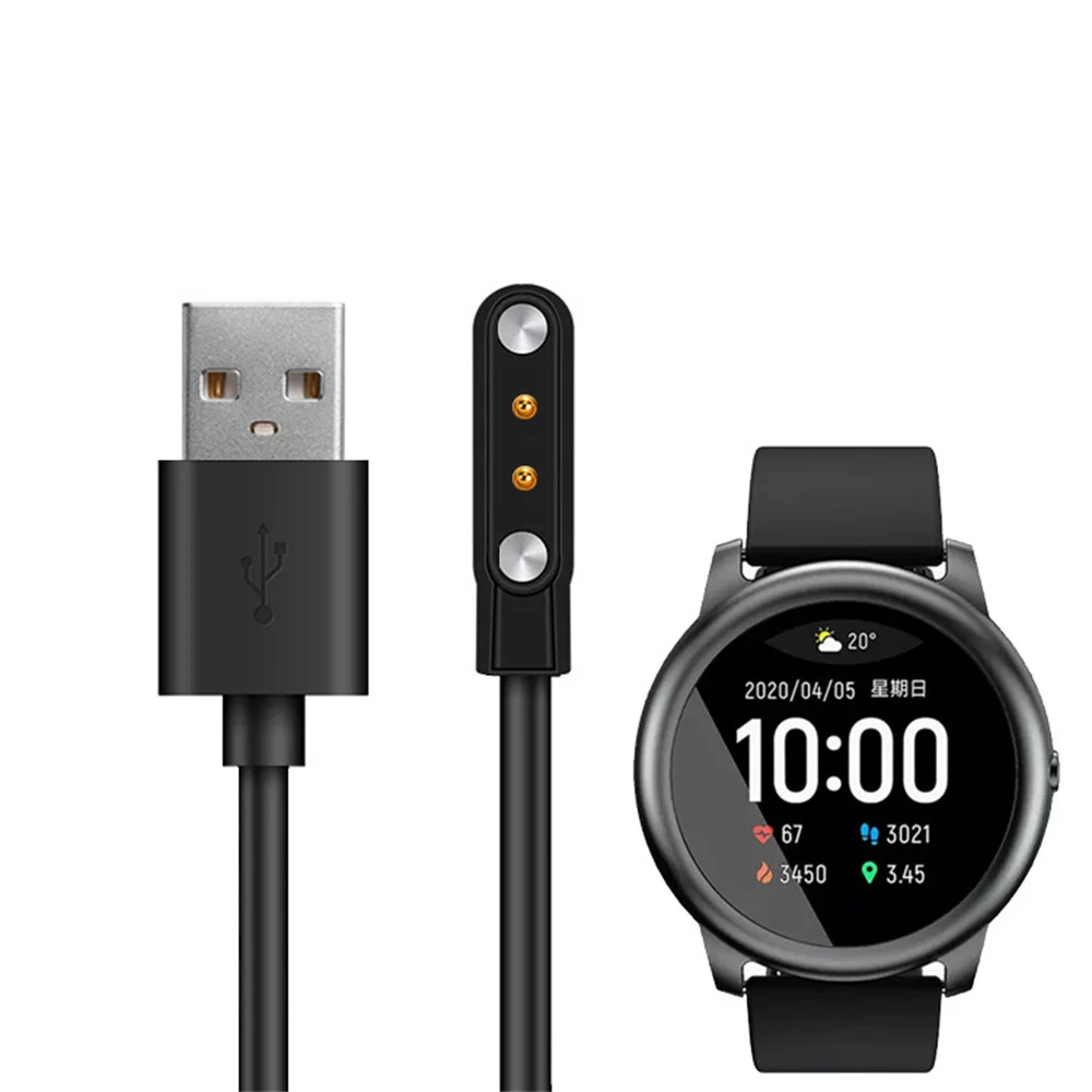 Charger For Xiaomi Haylou Solar LS05 USB Charge Cable 100cm Charging Data Power Adapter Watch Accessories thumbnail 3