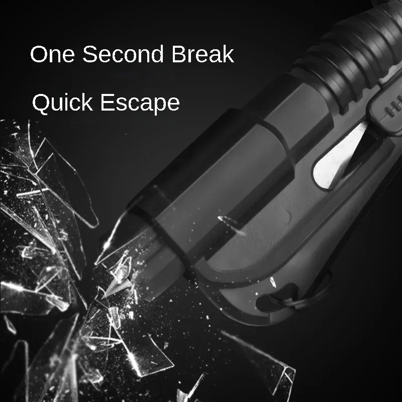 Safety Hammer Car Escape Tool 3-in-1 Window Breaker Seat belt Cutter Compact Emergency Hammer Escape Tool for Car Accessories thumbnail 3