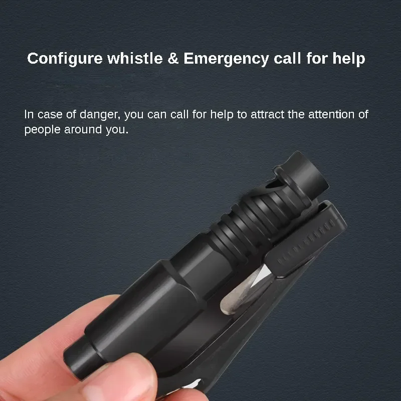 Safety Hammer Car Escape Tool 3-in-1 Window Breaker Seat belt Cutter Compact Emergency Hammer Escape Tool for Car Accessories thumbnail 2