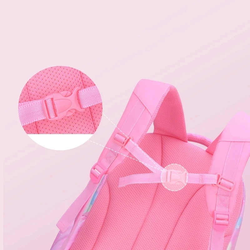 Children Girl Backpack School Bag Pink For Kid Child Teenage Schoolbag Primary Kawaii Cute Waterproof thumbnail 6