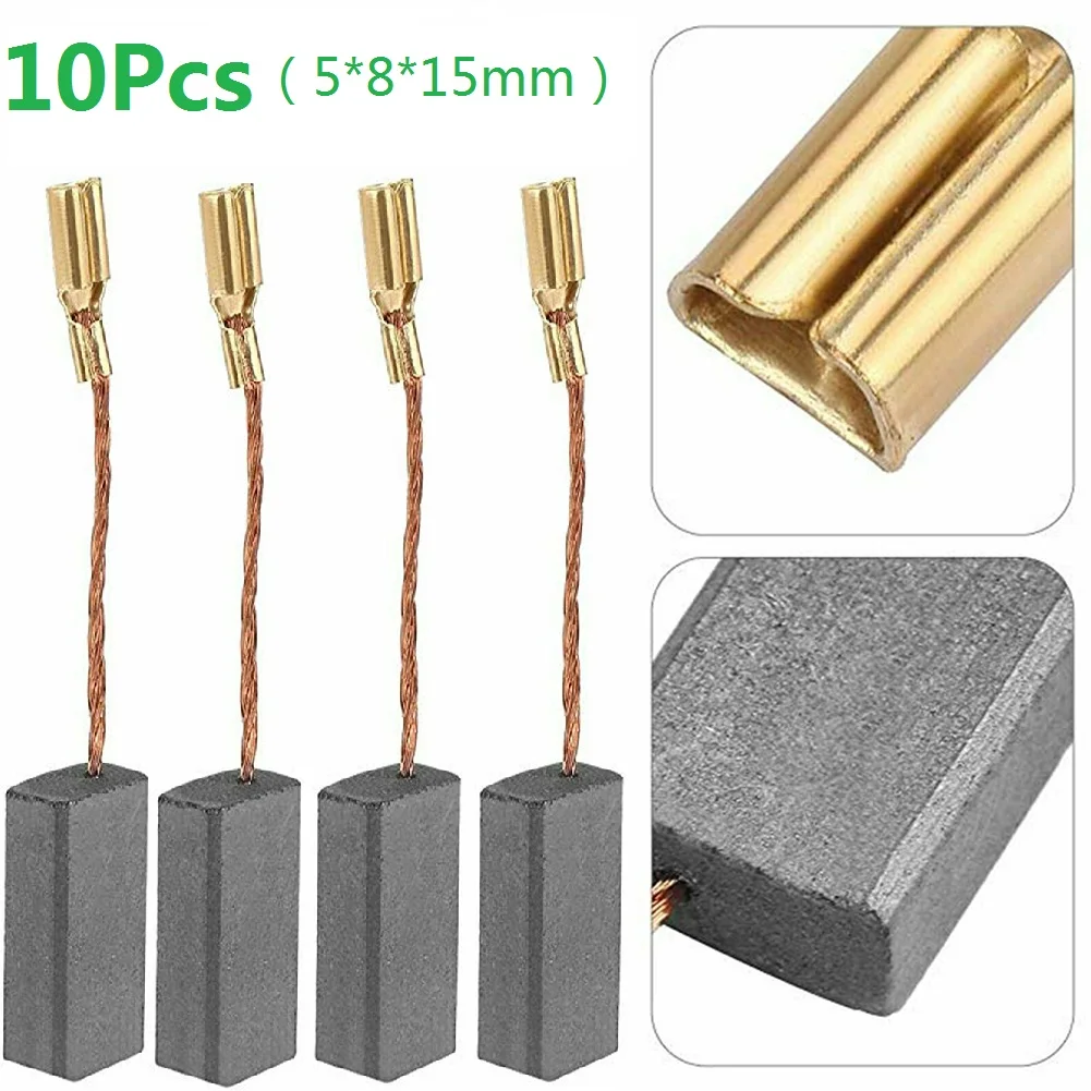 10pcs Carbon Brushes Replacement Parts 5x8x15mm For Bosch Motor Angle Grinder Carbon Brushes Power Tool Accessories thumbnail 2