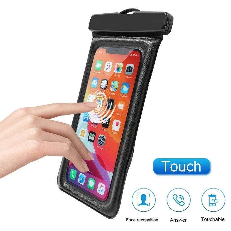 IP68 Universal Waterproof Phone Cases Bag For iPhone 16 15 14 13 12 11 Pro Max X Xiaomi Samsung S24 Ultra Swim Cover Accessories thumbnail 4