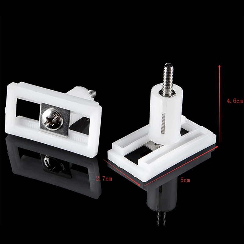 Household Plastic PP Toilet Lid Hinge Repair Bolts Accessories Screws Washers Set Universal Replacement Toilet Lid Set Screw 1pc thumbnail 3