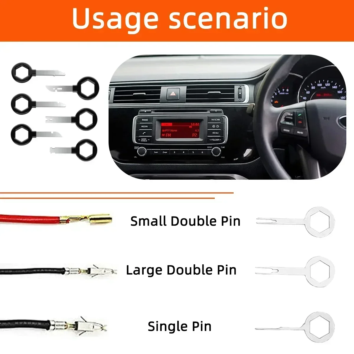 Car Tools Car Interior Disassembly Kit Panel Trim Removal Tool Car Plastic Dismantlers Hand Complete Case Tool thumbnail 3