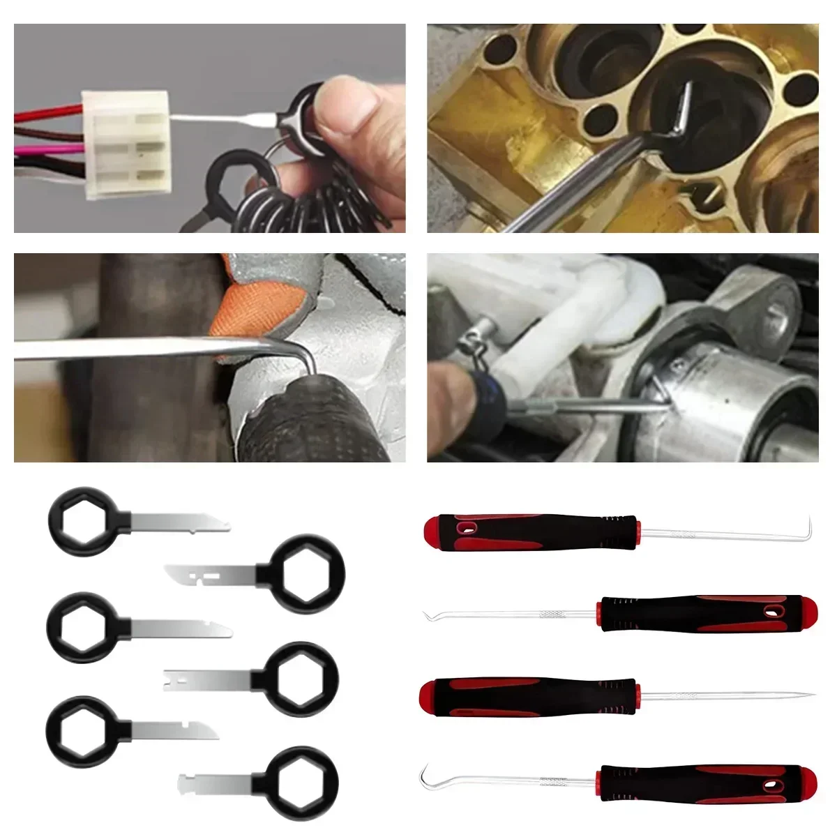 Car Tools Car Interior Disassembly Kit Panel Trim Removal Tool Car Plastic Dismantlers Hand Complete Case Tool thumbnail 6