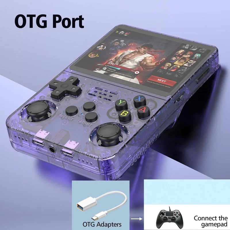 R36S Handheld Game Console 3.5Inch IPS Screen 128G Classic Retro Games Consoles Arkos System Portable Pocket Video Game Player thumbnail 6