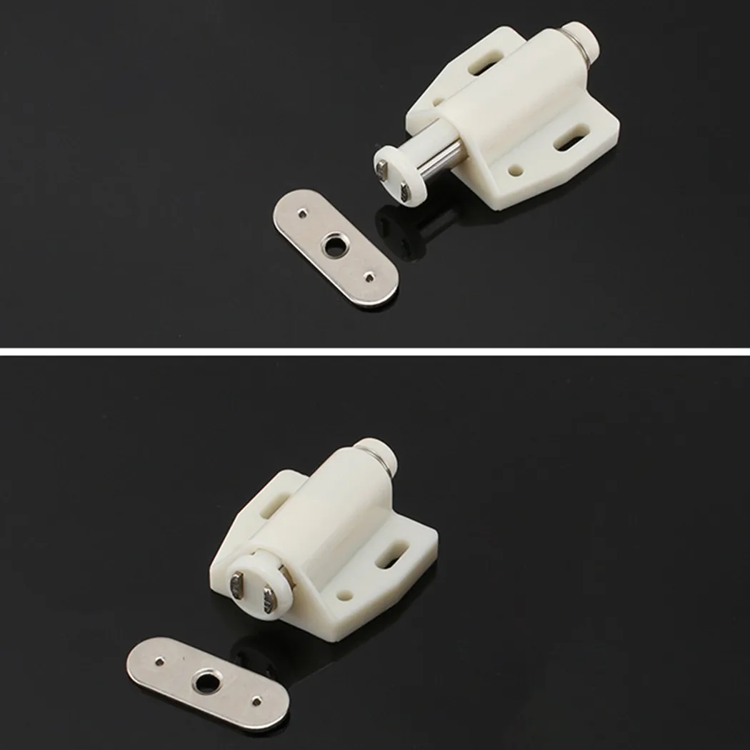 4Pcs Magnetic Cabinet Door Latch Magnetic Pressure Push To Open Touch Latch Home Wardrobe Cupboard Door Latch Furniture Hardware thumbnail 5