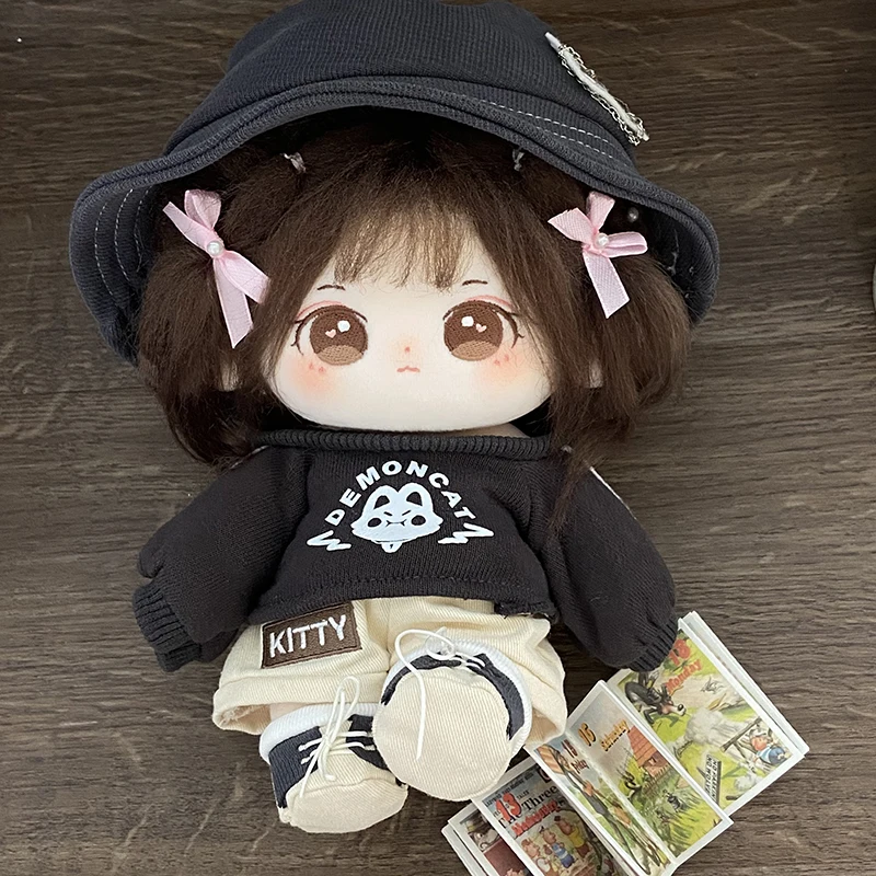 Cotton Idol Doll 20cm Skeleton Plush Star Doll Customizable Naked Baby Gift Toy Girls Children Birthday Gifts thumbnail 4