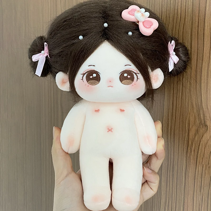 Cotton Idol Doll 20cm Skeleton Plush Star Doll Customizable Naked Baby Gift Toy Girls Children Birthday Gifts thumbnail 2