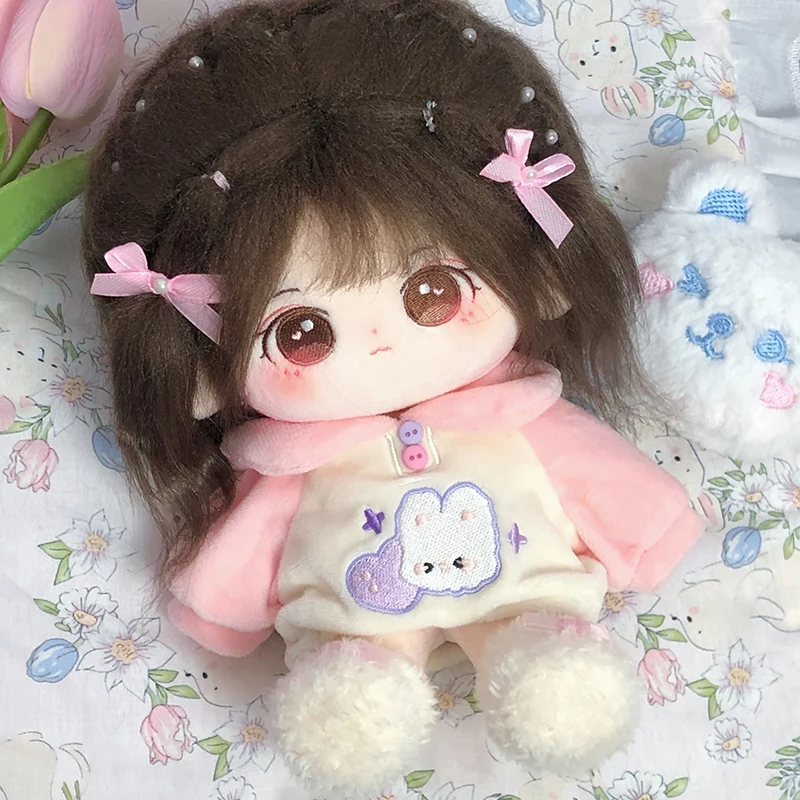 Cotton Idol Doll 20cm Skeleton Plush Star Doll Customizable Naked Baby Gift Toy Girls Children Birthday Gifts