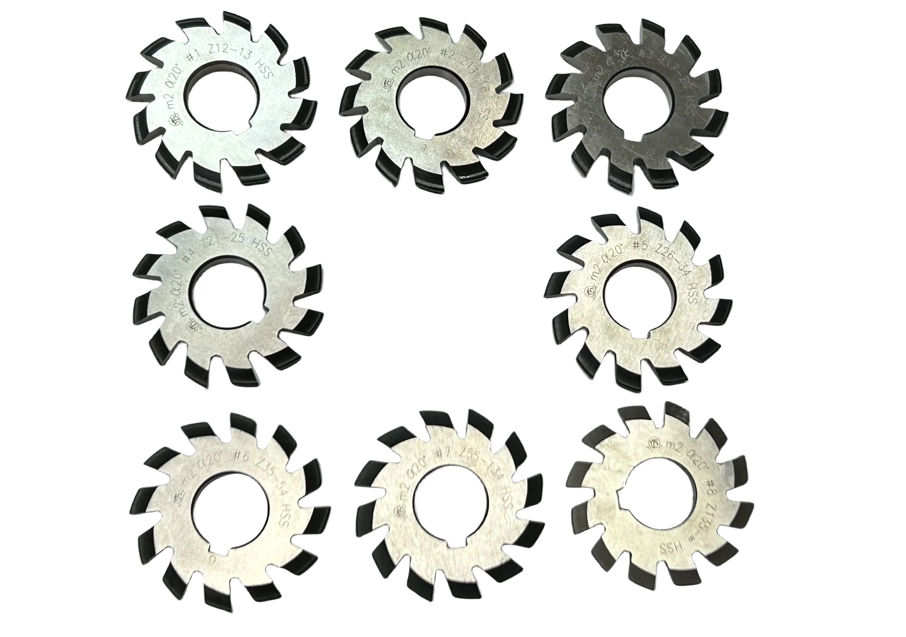 Spur gear milling cutter disc gear milling cutter pressure angle 20 degrees cylindrical gear M1 1.5 2 2.5 3 4 5 6 8 10 thumbnail 2