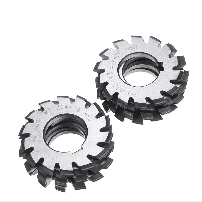 Spur gear milling cutter disc gear milling cutter pressure angle 20 degrees cylindrical gear M1 1.5 2 2.5 3 4 5 6 8 10 thumbnail 3