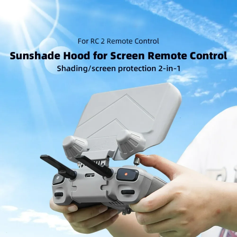 RC2 Case Shell Sun Hood for DJI Flip/Air 3s/Mini 4 Pro/NEO Remote Control Sun Shield Cover Hood Protector Drone Accessory thumbnail 2