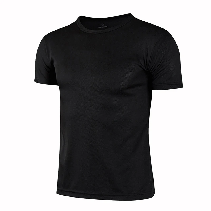 Men Women Quick Dry Short Sleeve Sport T Shirt Gym Jerseys Fitness Shirt Trainer Running T-Shirt Teenager Breathable Sportswears thumbnail 2