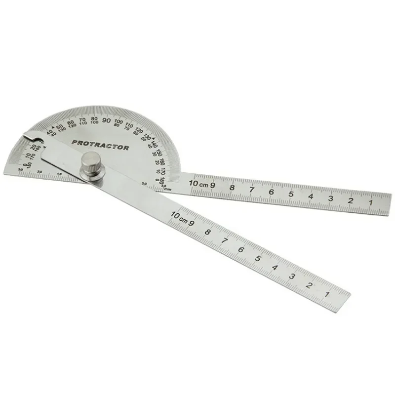 Goniometer Stainless Steel Protractor Metal Ruler Multi Angle Measuring Ruler Carpentry Tool Angle Meter Angle Finder Goniometro thumbnail 6