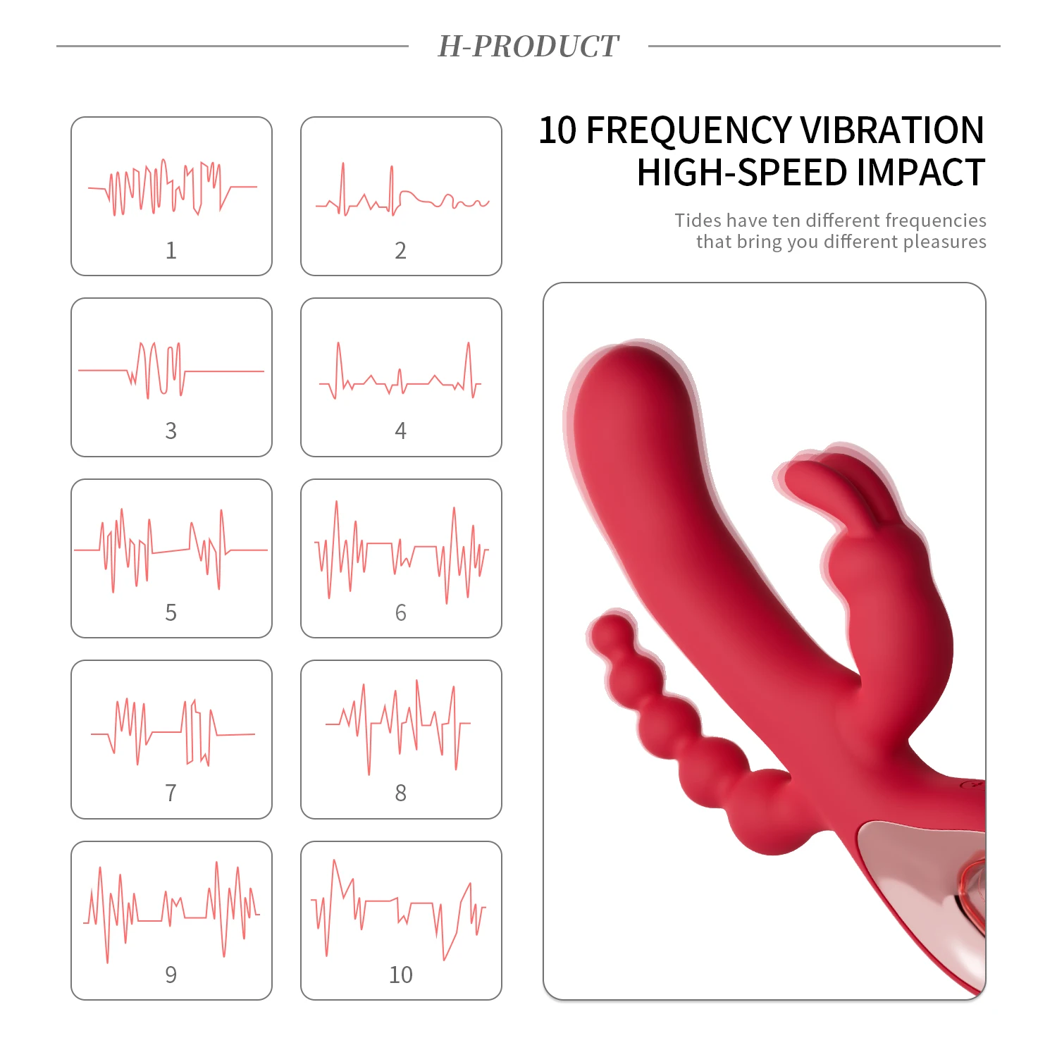 3 In 1 Dildo Rabbit Vibrator for Women G-Spot Orgasm Masturbator Anal Plug Clitoris Stimulator Female Masturbation Sex Toys 18 thumbnail 3