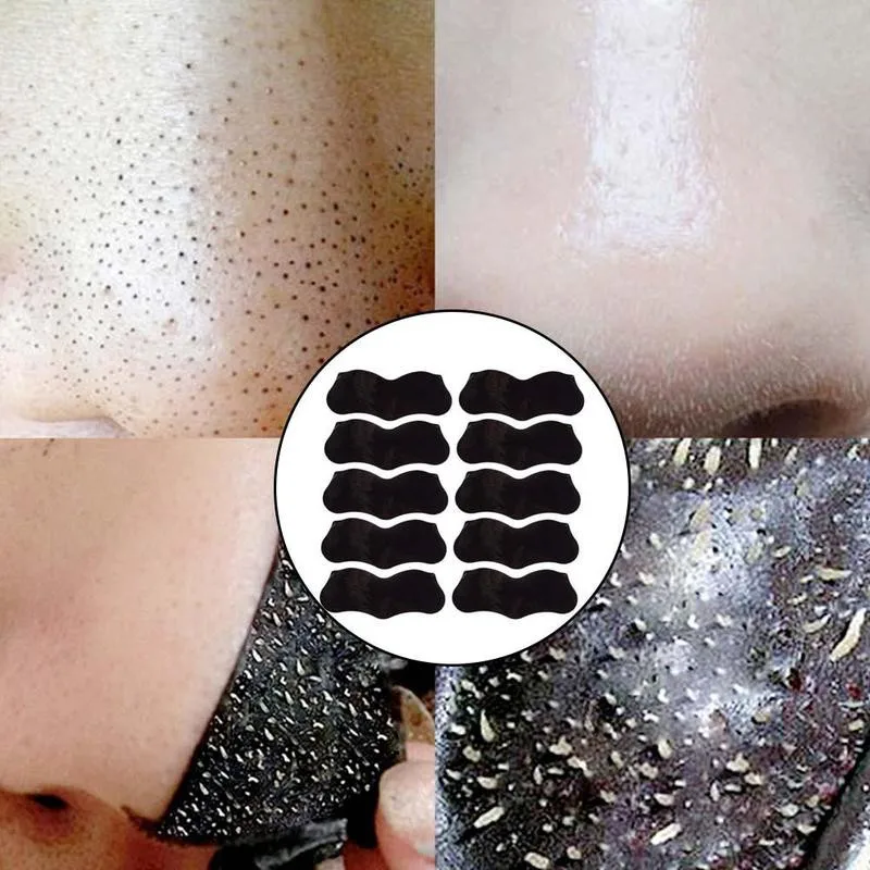 Nose Blackhead Remover Mask Nasal Strips Black Head Nose Dot Spot Peel Skin Care Shrink Pore Black dots Pore Clean Strips thumbnail 2