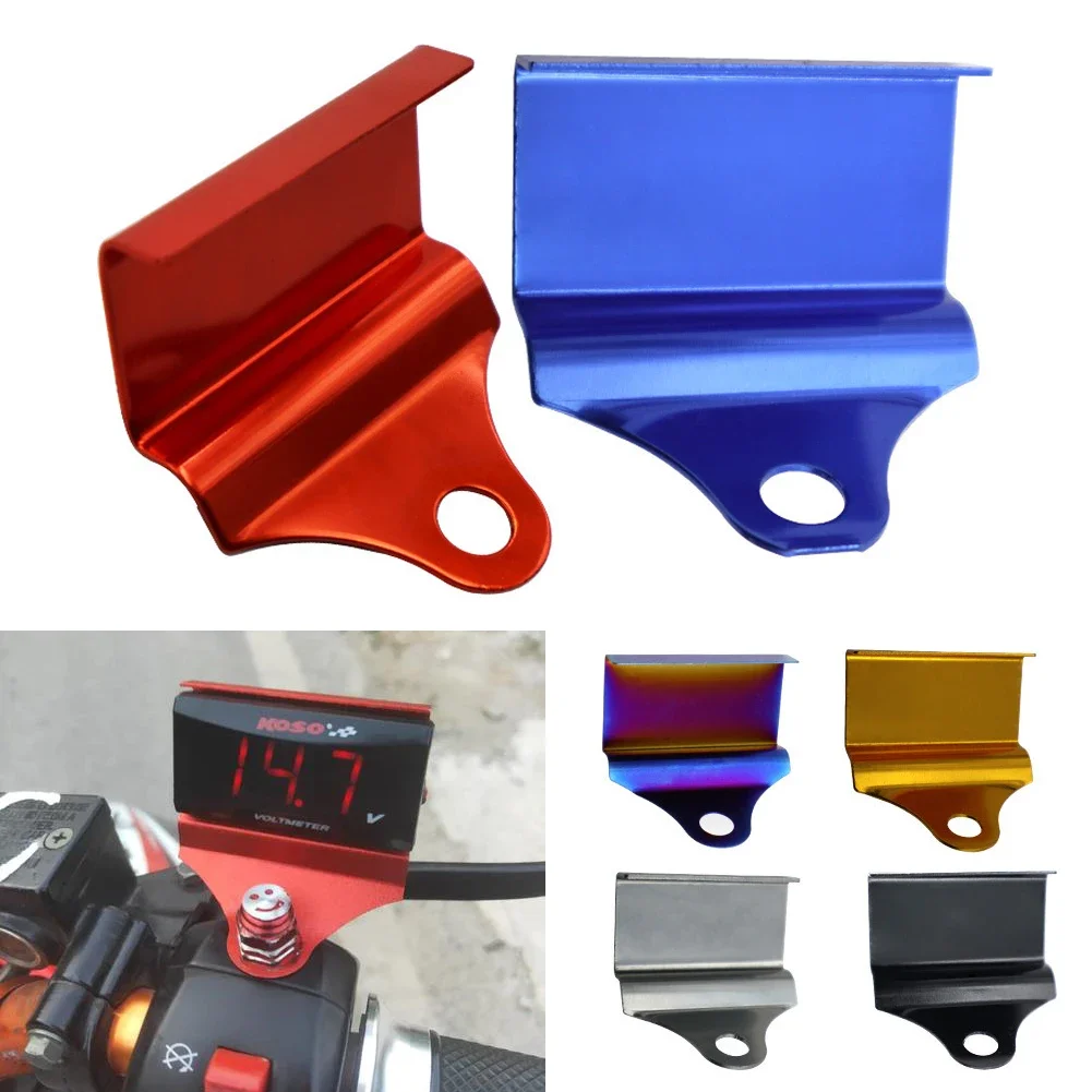 Universal Motorcycle Meter Bracket CNC Aluminum Square Water Temperature Voltmeter Thermometer Tachometer Mounting Holder thumbnail 2