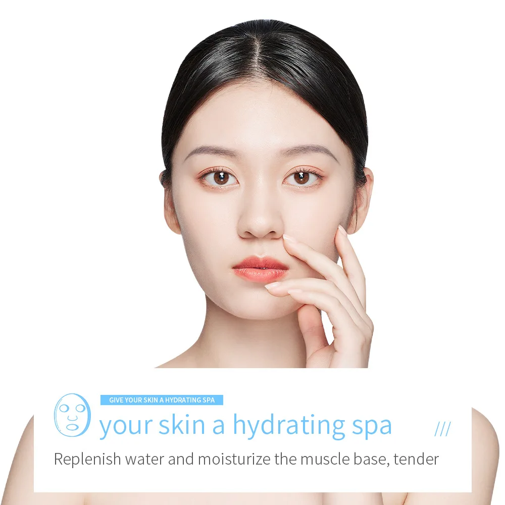20pcs BIOAQUA Centella Collagen Face Mask VC Moisturizing Refreshing Sheet Masks Hyaluronic Acid  Facial Mask Skin Care Products thumbnail 2