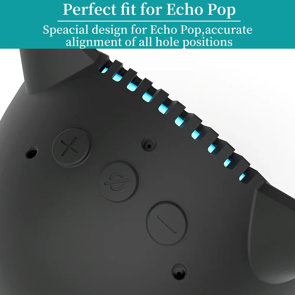 Battery Base for Echo Pop Portable Rechargeable 5200mAh Power Bank with Protective Silicone Case Suit for Echo Pop Accessories thumbnail 4