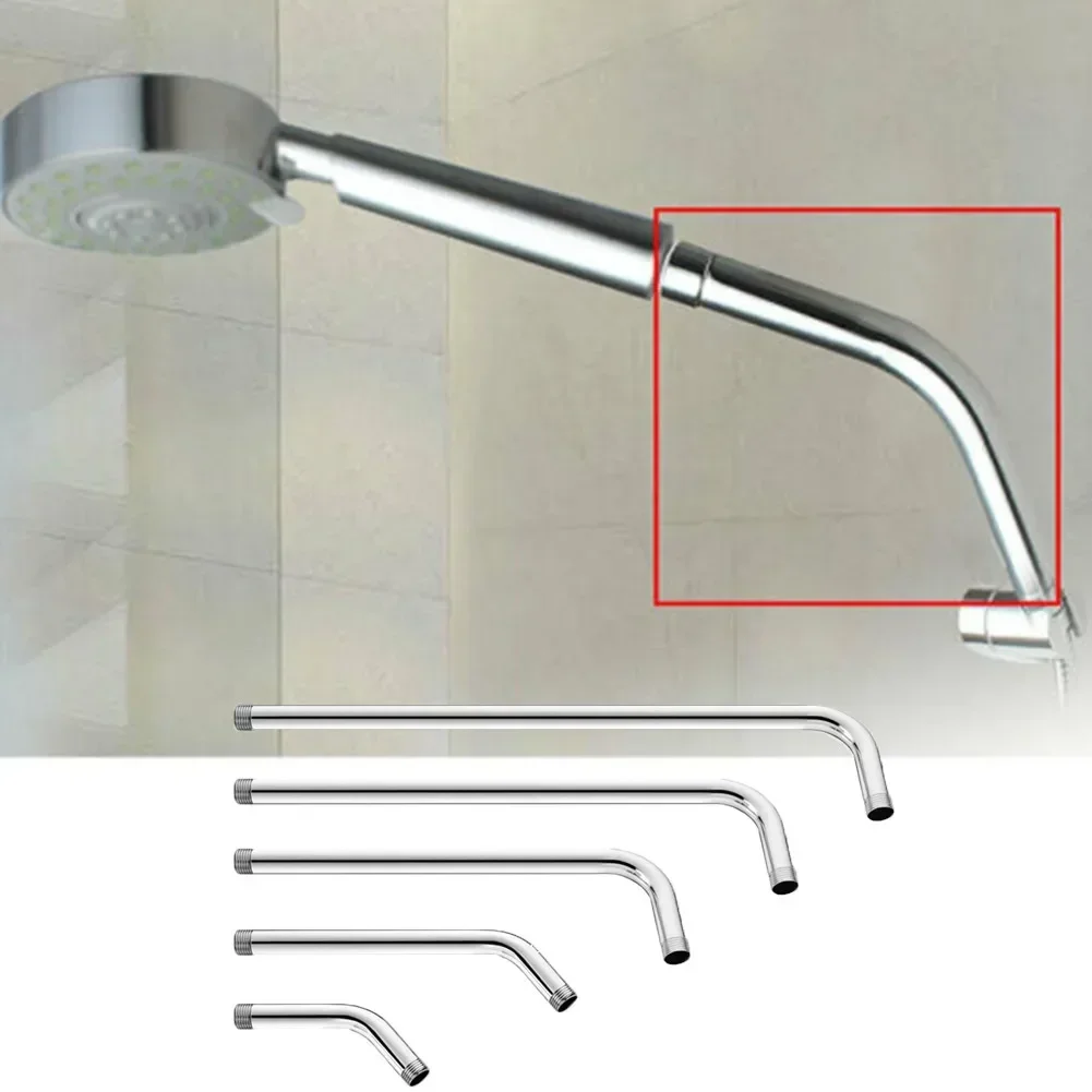 Stainless Steel Shower Head Extension Arm Wall Mounted Tube Rainfall Shower Head Arm for Bathroom Home Accessories thumbnail 4