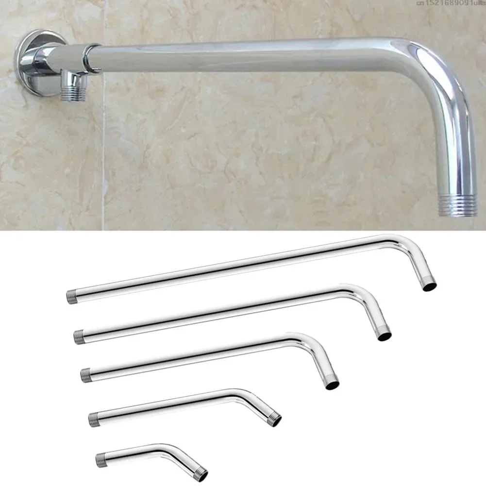 15-35cm Stainless Steel Wall Shower Arm Shower Head Extension Pipe Arm Bracket Bathroom Home Accessories thumbnail 4