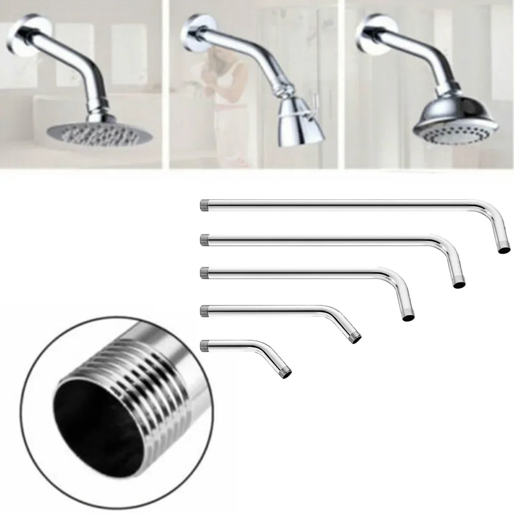 15-35cm Stainless Steel Wall Shower Arm Shower Head Extension Pipe Arm Bracket Bathroom Home Accessories thumbnail 3