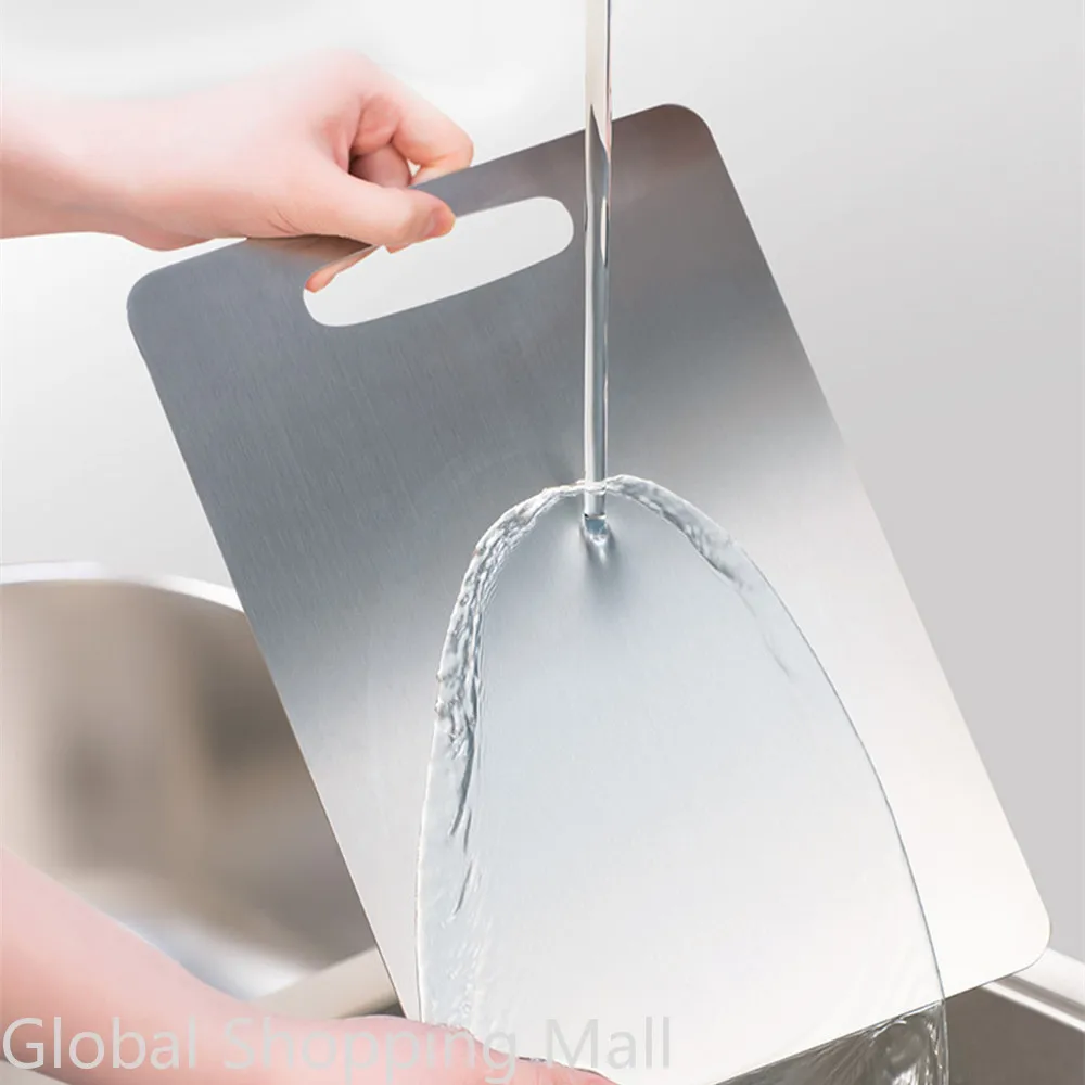 Kitchen Cutting Board Stainless Steel Butcher Block Dishwasher Safe Carving Board Extra Large Heavy Duty Easy Clean Chopping thumbnail 3
