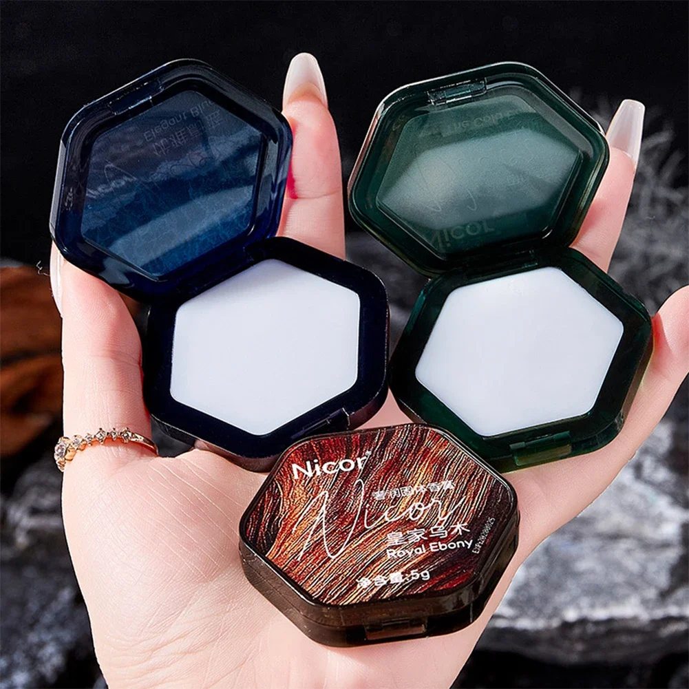 Solid Perfume Balm Stick Portable Mild Long-lasting Solid Balm Fresh Fragrance Deodorant Stick Perfume Women thumbnail 6