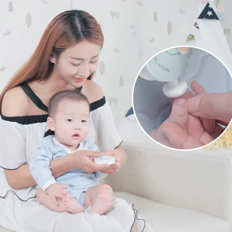Electric Baby Nail Trimmer Kid Nail Polisher Tool Baby Nail Clipper Cutter for Newborn Baby Hygiene Kit Infant Manicure Scissors thumbnail 5