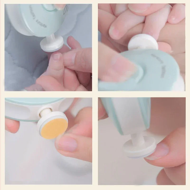 Electric Baby Nail Trimmer Kid Nail Polisher Tool Baby Nail Clipper Cutter for Newborn Baby Hygiene Kit Infant Manicure Scissors thumbnail 6