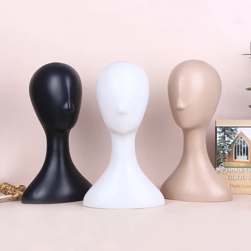 Pro Female Plastic Abstract Mannequin Manikin Head Model Wig Hat Hair Display Stand Holder thumbnail 2