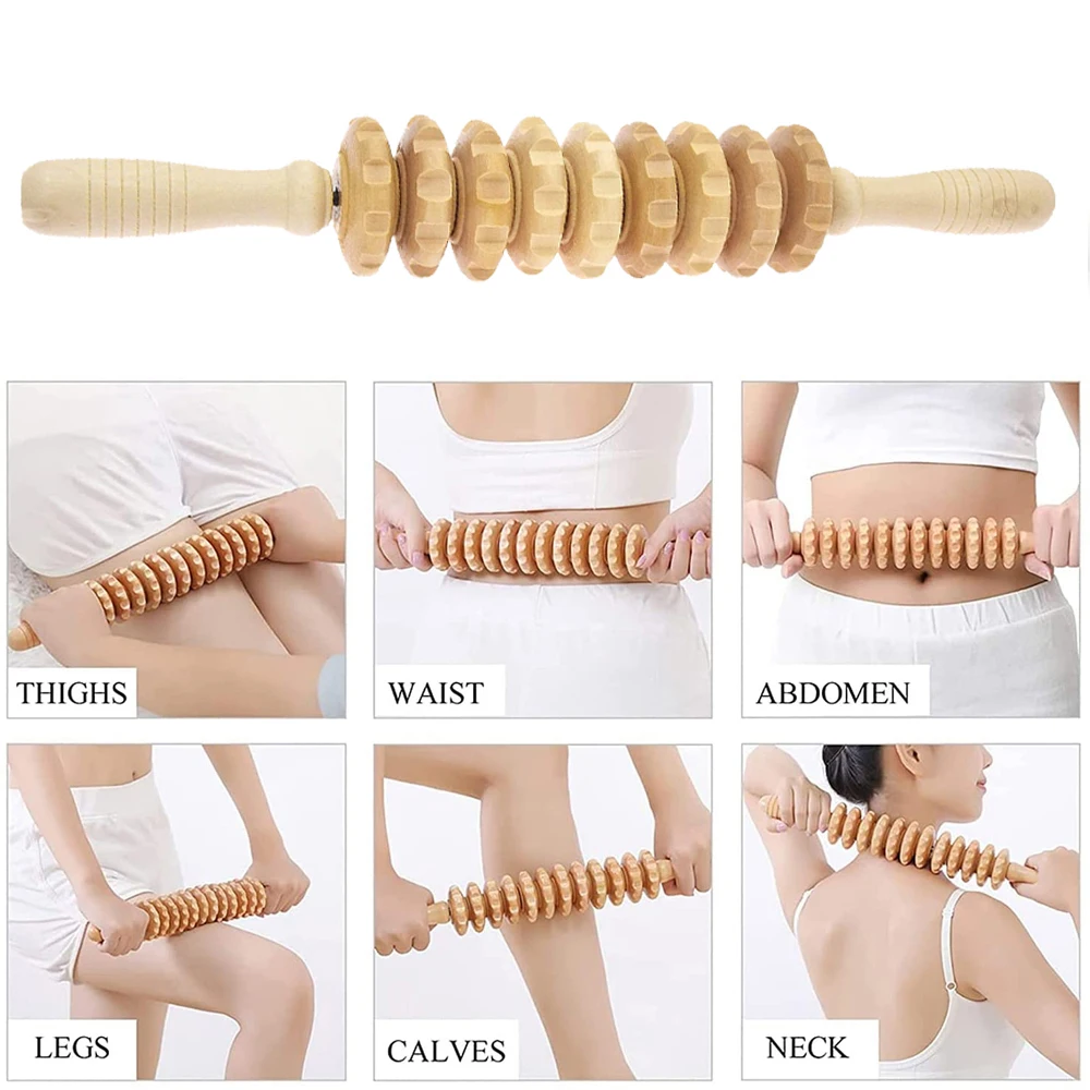 Wood Therapy Massage Tools,Maderoterapia Kit,Body Sculpting Massager,Wood Therapy Tools for Body Shaping,Body Sculpting Tools thumbnail 6
