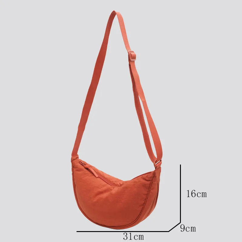 Casual Nylon Hobos Crossbody Bag for Women Designer Shoulder Bags Large Capacity Tote Lady Travel Shopper Bag Female Purses 2025 thumbnail 3